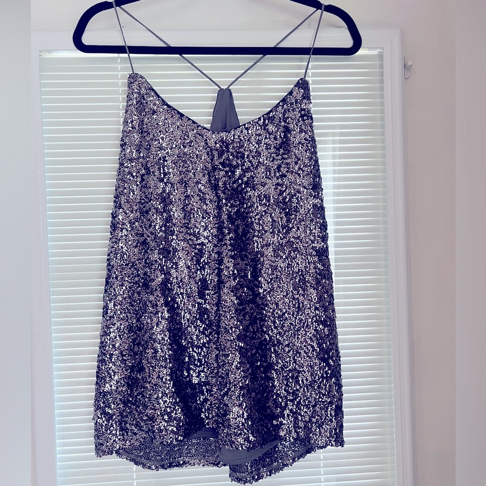 Express Sequin Tank